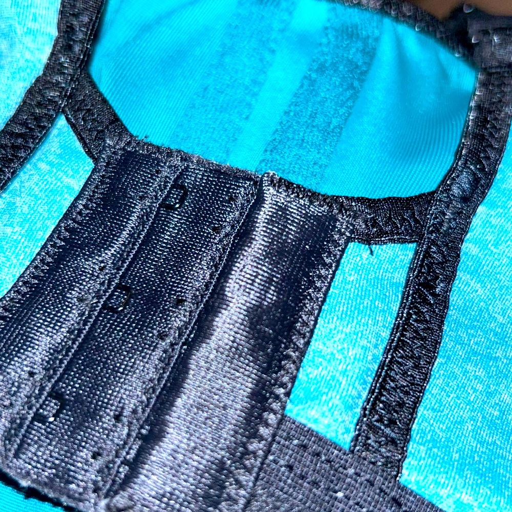 WACOAL Nordstrom Brandi High Impact‎ Underwire Sports Bra in Turquoise Teal 40DD - Picture 7 of 11